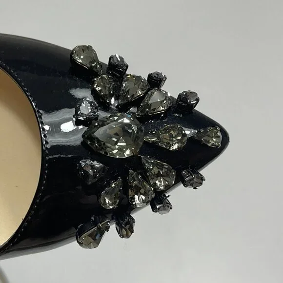 Jimmy Choo Black Crystal Heels - Picture 2 of 5